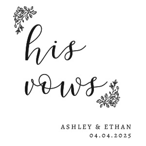 His And Her Vows